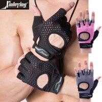 Xinluying Cơ Thể Xây Dựng Găng Tay Tập Thể Dục Nửa Ngón Tay Cử Tạ Tập Gym Xe Đạp Găng Tay Đi Xe Đạp Nam Nữ