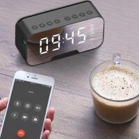 XịnRẻ Loa Bluetooth Kimiso K10 Để Bàn Tích Hợp Đồng Hồ Báo Thức Điện Tử  - Âm Thanh Rõ Nét - Pin Cực Trâu