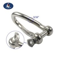 Xinxing Marine 5mm Xoắn Còng Vít Pin Thép Không Gỉ 316 Mềm Phần Cứng Để Giàn Thuyền