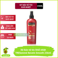 Xịt bảo vệ tóc khỏi nhiệt TRESemme Keratin Smooth 236ml - xịt dưỡng tóc giữ tóc mềm mượt tránh hư tổn do nhiệt