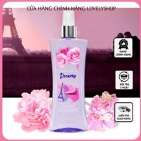 Xịt body toàn thân Fantasies Romance &Dreams 236ml Hàn Quốc
