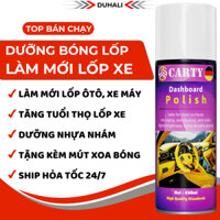 Xịt Bóng Lốp ÔTô - Dưỡng Lốp ÔTô - Phục Hồi Lốp Xe, Nhựa Nhám, Nhựa Đen Ôtô, Xe Máy - CARTY