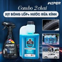 Xịt bóng lốp và nước rửa kính xe máy xe ôtô nhanh chóng, hiệu quả XBL+NRK