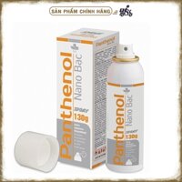 Xịt bỏng PANTHENOL Nano Bạc Spray giúp duy trì độ ẩm cho da, làm giảm rát da, khô da, nứt nẻ, rạn da,...(Chai 130g)