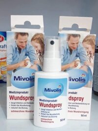 Xịt cầm máu và khử trùng vết thương Mivolis