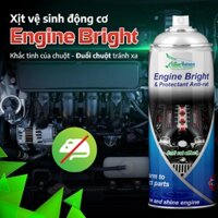 Xịt chống chuột ô tô, làm sạch động cơ ô tô 3in1 Engine Bright hàng Thái Lan chính hãng xịt đuổi chuột khoang máy ô ô