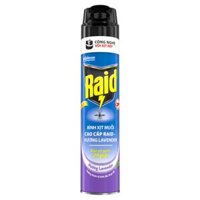 Xịt Chống Muỗi Cao Cấp Hương Oải Hương, Mosquito Repellent Spray, Lavender (600ml) - RAID