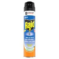 Xịt Chống Muỗi Cao Cấp Hương Cam Chanh, Mosquito Repellent Spray, Citrus (600ml) - RAID
