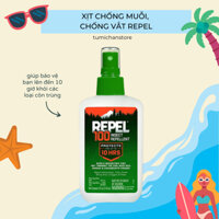 Xịt chống muỗi, chống vắt Repel - chai xịt 118ml ống xịt 14ml - hàng MỸ