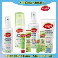Xịt chống muỗi, kem bôi côn trùng đốt, thanh lăn và gel bôi muỗi đốt Squito Free cho bé từ sơ sinh của Đức- Date mới