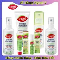 Xịt chống muỗi, kem bôi côn trùng đốt, thanh lăn và gel bôi muỗi đốt Squito Free cho bé từ sơ sinh của Đức- Date mới