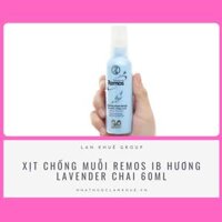 XỊT CHỐNG MUỖI REMOS IB HƯƠNG LAVENDER CHAI 60ML