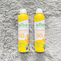 Xịt chống nắng Alba Botanica Hawaiian Sunscreen SPF50