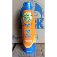 Xịt Chống Nắng Banana Boat Sport Ultra Sunscreen Continuous Spray SPF100 PA+++ 170g