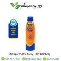 Xịt chống nắng Banana Boat Sport Ultra Spray SPF 100 - Chống nắng chơi thể thao, đi biển, dã ngoại, phượt