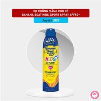 Xịt chống nắng cho bé Banana Boat KIDS Sport Sunscreen Spray SPF50+ 269g