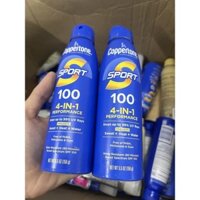 Xịt chống nắng Coppertone Sport Sunscreen Spray, SPF 100 - 156g