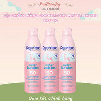 Xịt Chống Nắng Coppertone Water Babies SPF 50  dành cho bé da nhạy cảm của Mỹ