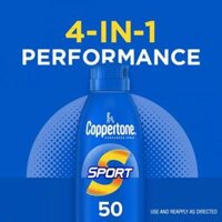 Xịt chống nắng Coppertone Sport Sunscreen Spray, SPF 50 - 156g