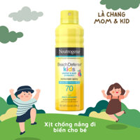 Xịt chống nắng đi biển cho bé Neutrogena Mineral Beach Lotion SPF70 6.5Oz 184g (Chai)