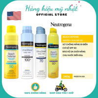 Xịt chống nắng đi biển Neutrogena Beach Defense Sunscreen