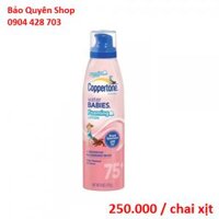 Xịt chống nắng em bé Coppertone Water Babies SPF75