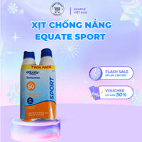 Xịt Chống Nắng Equate Sport Sunscreen - 2chai