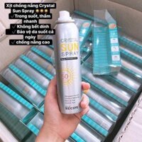 Xịt Chống Nắng Hàn Quốc ☀️Chính Hãng ☀️ CRYSTAL SUN SPRAY SPF 50 + PA+++