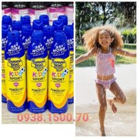 XỊT CHỐNG NẮNG KHÁNG NƯỚC80 PHÚT CHO TRẺ Banana Boat  Kids Sport Sunscreen Lotion Spray SPF50+ 269g