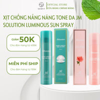 Xịt Chống Nắng Nâng Tone Da JM Solution Luminous Sun Spray 180ml SPF50+PA++++
