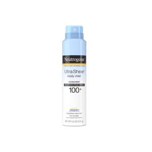 Xịt chống nắng Neutrogena Ultra Sheer Body Mist Sunscreen Boad Spectrum SPF 100+ 141g