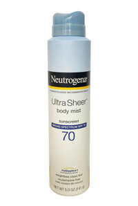 Xịt chống nắng Neutrogena Ultra Sheer Body Mist SPF70