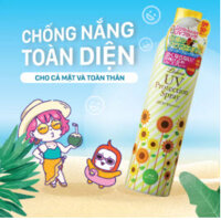 Xịt chống nắng phun sương Lishan Nhật Bản – 3 hương thơm dễ chuộng 250g x 24 chai (Hương Xa bông, tinh dầu thiên nhiên, hương trái cây)