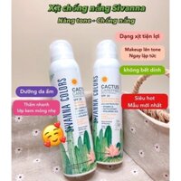 XỊT CHỐNG NẮNG SIVANA COLORS CACTUS CAREFREE PROTECTION SPRAY MẪU MỚI