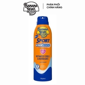 Xịt chống nắng thể thao Banana Boat Sport Coolzone SPF 50+/PA++++ 170g