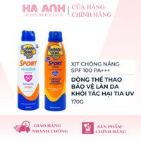 Xịt Chống Nắng Thể Thao Banana Boat Simply Protect Sport SPF50 170g