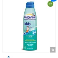 Xịt Chống Nắng Trẻ Em Coppertone Kids Sunscreen Continuous Spray SPF 50 (Mỹ)
