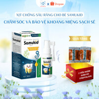 Xịt chống sâu răng Midikid DR.dentist Bibona Star SAMUKID NANO, chăm sóc, bảo vệ răng bé lọ 30ml - Nhà thuốc 365+
