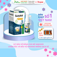 Xịt chống sâu răng Midikid DR.dentist Bibona Star SAMUKID NANO, chăm sóc, bảo vệ răng bé lọ 30ml - Minh Tiến Pharmacy