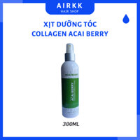 Xịt đạm dưỡng tóc phục hồi hư tổn tóc Collagen Acai Berry 300ml