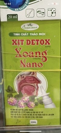 Xịt Detox Xoang Nano