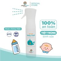 Xịt diệt khuẩn khử mùi Baby Fresh Joona Baby Hàn Quốc 300ml cho bé, xịt khử trùng bình sữa, núm ti giả