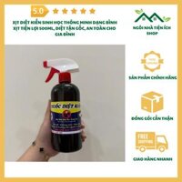 Xịt Diệt Kiến Sinh Học Thông Minh 500ml, Bình Xịt Diệt Kiến Dạng Phun Sương, Diệt Tận Gốc, Hương Cam Dịu Nhẹ, An Toàn Cho Gia Đình