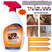 Xịt Đuổi Mối Mọt THÁI LAN GECKO 500ml, Diệt Mối Cửa Gỗ, Sàn Gỗ, Tủ Quần Áo, Tủ Bếp, Tường Trần Nhà
