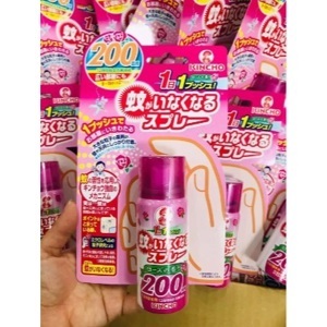 Xịt đuổi muỗi Kincho 45ml hương hoa hồng