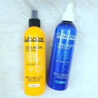 Xịt Dưỡng Collagen Chống Tia UV Siêu Bảo Vệ Tóc Lavox Nursing Milk Again UV 280ml