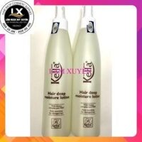 Xịt dưỡng mềm tóc Kella chai trắng 250ml chất lượng cao không bết rít hương thơm nước hoa giữ lâu 8h