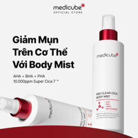 Xịt dưỡng thể giảm mụn medicube Red Clear Cica Body Mist 200ml