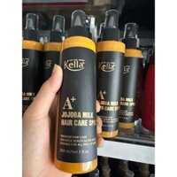 Xịt dưỡng tóc cao cấp Kella Jojoba Milk A+ giảm khô xơ và làm mềm tóc 200ml
