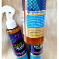 Xịt dưỡng tóc Collagen KARANZ 220ml NOURISHING SPRAY MOISTURE SMOOTH SHINE Monshop Cosmetic